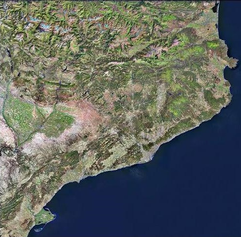 El territorio catalán