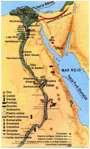 mapa-egipto antiguo